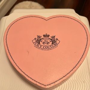 Juicy couture heart shaped box
